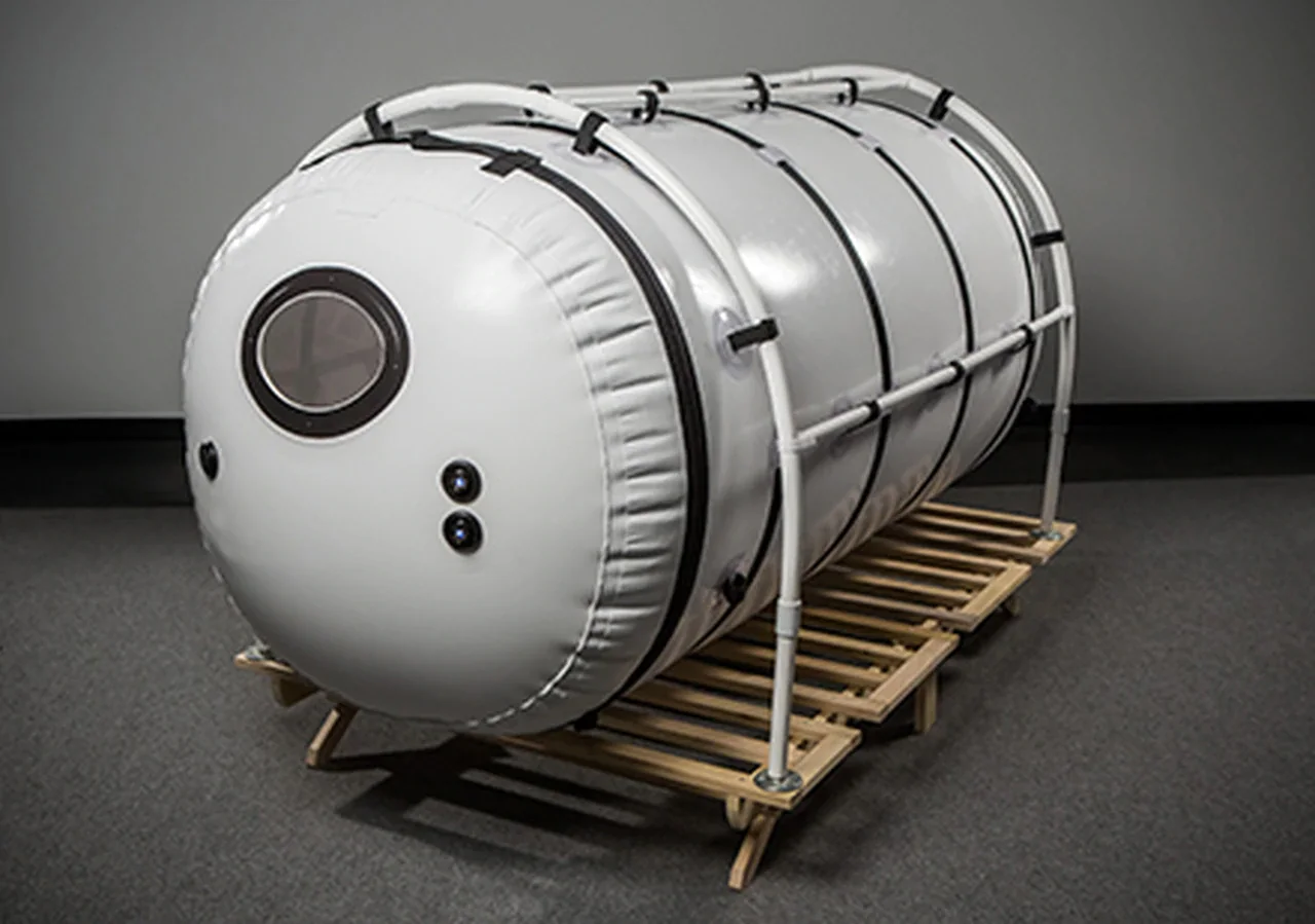 Exterior view of a mild HBoT chamber